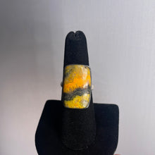 Load image into Gallery viewer, Bumblebee Jasper Size 8 Sterling Silver Ring