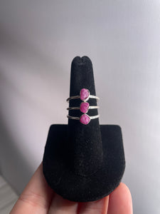 Ruby SZ 7 Sterling Silver Ring