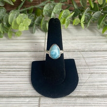 Load image into Gallery viewer, Larimar Size 7 Sterling Silver Ring