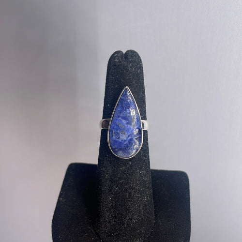 Sodalite Size 5 Sterling Silver Ring