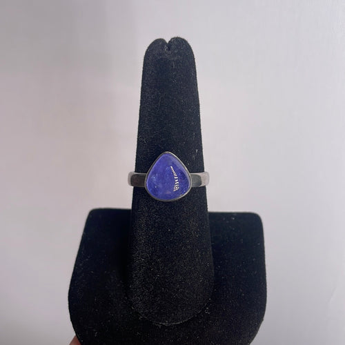Tanzanite Size 8 Sterling Silver Ring