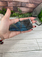 Load image into Gallery viewer, Half Polished Labradorite Freeform Medium