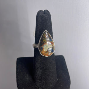 Pietersite Size 7 Sterling Silver Ring