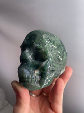 Load image into Gallery viewer, Moss Agate Skull