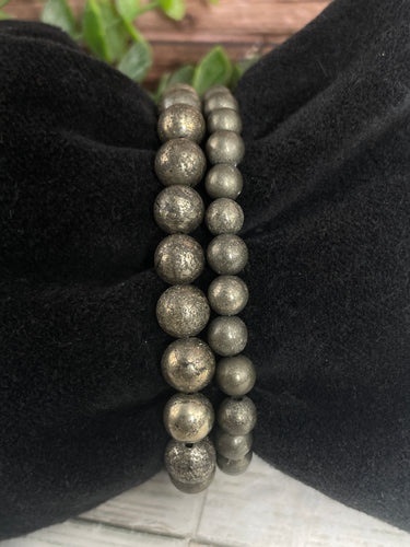 Pyrite Crystal Bracelet