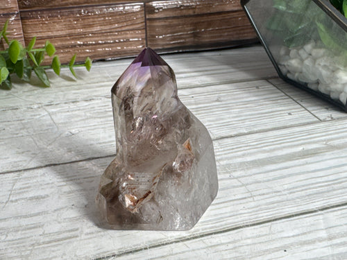 Smoky Amethyst Polished Point