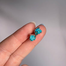 Load image into Gallery viewer, Kingman Turquoise Sterling Silver Stud Earrings