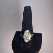 Load image into Gallery viewer, Herkimer Diamond Size 11 Sterling Silver Ring