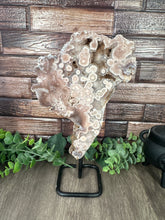 Load image into Gallery viewer, Pink Amethyst On Metal Stand