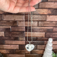 Load image into Gallery viewer, Rainbow Moonstone Heart Necklace
