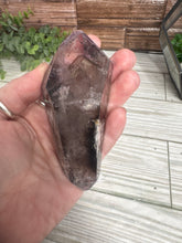 Load image into Gallery viewer, Smoky Amethyst Phantom Double Point