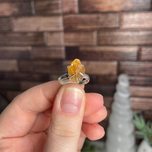 Citrine Size 5 Sterling Silver Ring