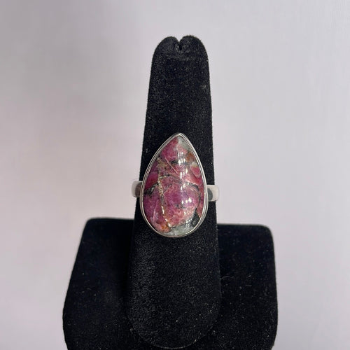 Eudialyte Size 8 Sterling Silver Ring