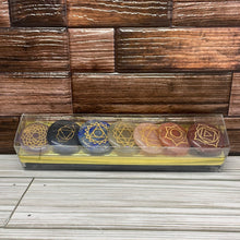 Load image into Gallery viewer, Engraved Stone Chakra Set