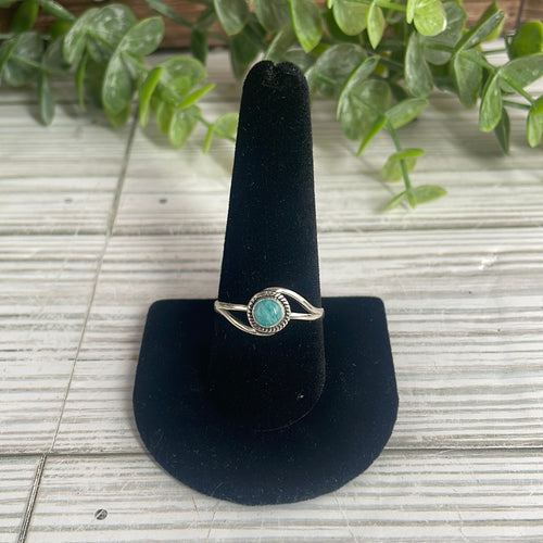 Amazonite Size 10 Sterling Silver Ring