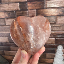 Load image into Gallery viewer, Fire Quartz Heart Large