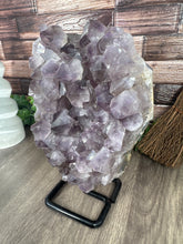 Load image into Gallery viewer, Amethyst on Metal Stand