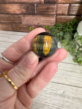Load image into Gallery viewer, Mixed Tiger Eye Mini Sphere