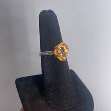 Load image into Gallery viewer, Citrine Size 7 Sterling Silver Ring