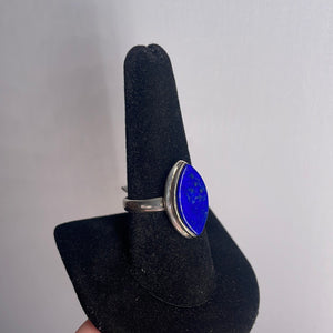 Lapis Lazuli Size 9 Sterling Silver Ring