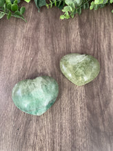 Load image into Gallery viewer, Green Fluorite Heart