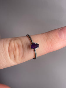 Amethyst SZ 7 Sterling Silver Ring