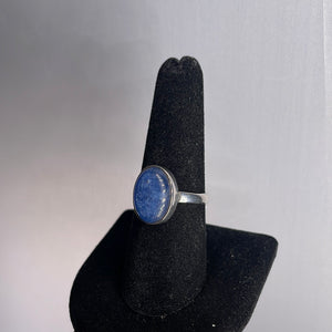 Blue Kyanite Size 8 Sterling Silver Ring