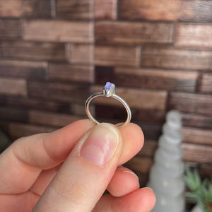 Tanzanite Size 6 Sterling Silver Ring