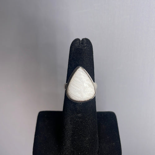 Scolecite Size 6 Sterling Silver Ring