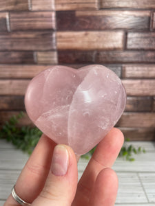 Rose Quartz Heart Medium
