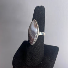 Load image into Gallery viewer, Botswana Agate Size 7 Sterling Silver Ring