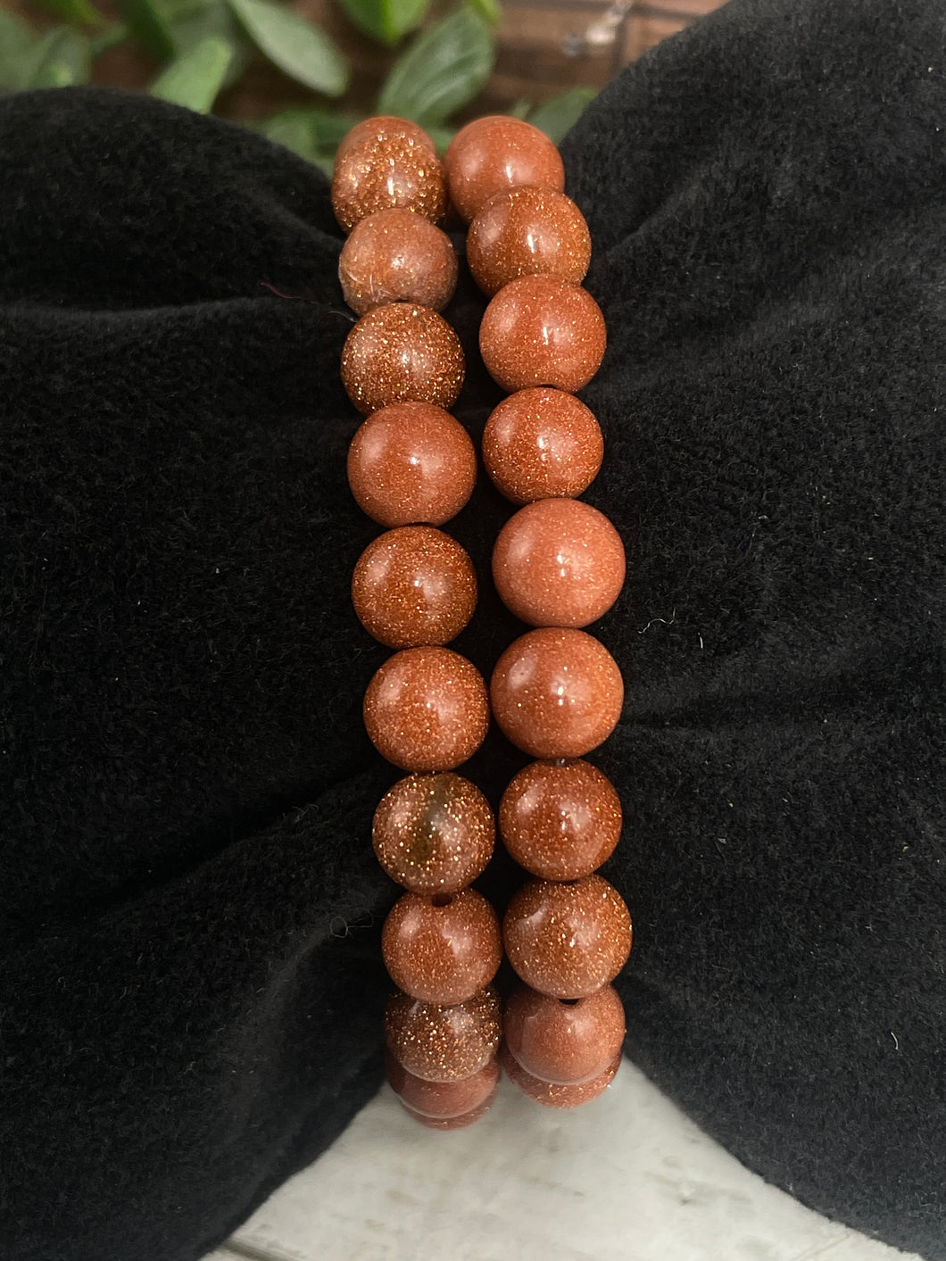 Goldstone (Manmade) Crystal Bracelet