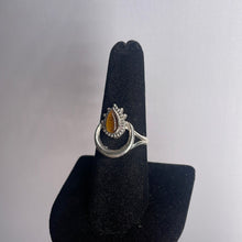 Load image into Gallery viewer, Tiger Eye Size 8 Sterling Silver Ring
