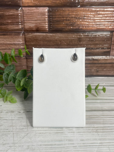 Smoky Quartz Sterling Silver Stud Earrings