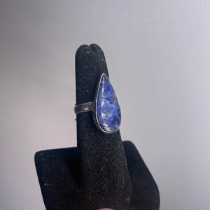 Sodalite Size 5 Sterling Silver Ring