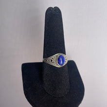 Load image into Gallery viewer, Lapis Lazuli Size 9 Sterling Silver Ring