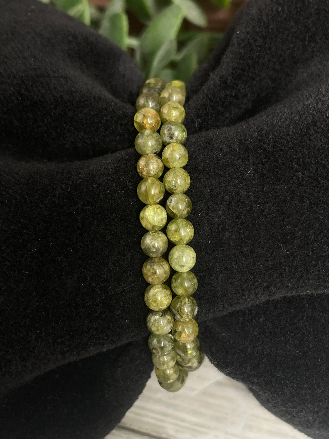 Peridot Crystal Bracelet
