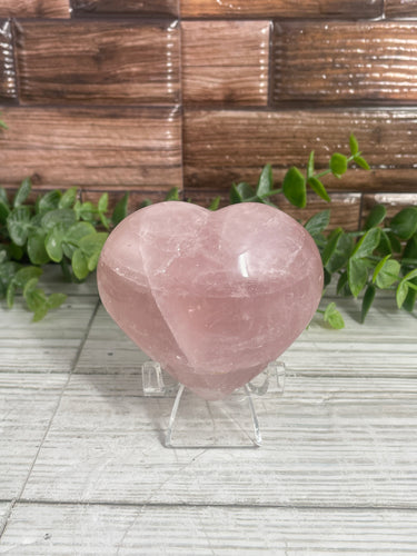 Rose Quartz Heart Medium