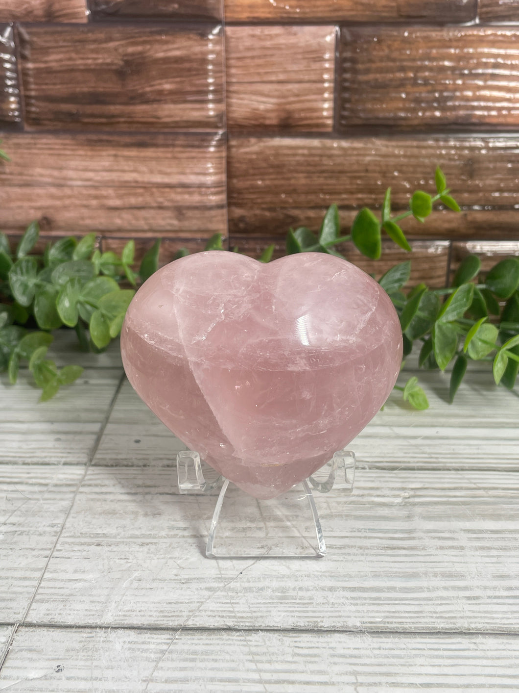 Rose Quartz Heart Medium