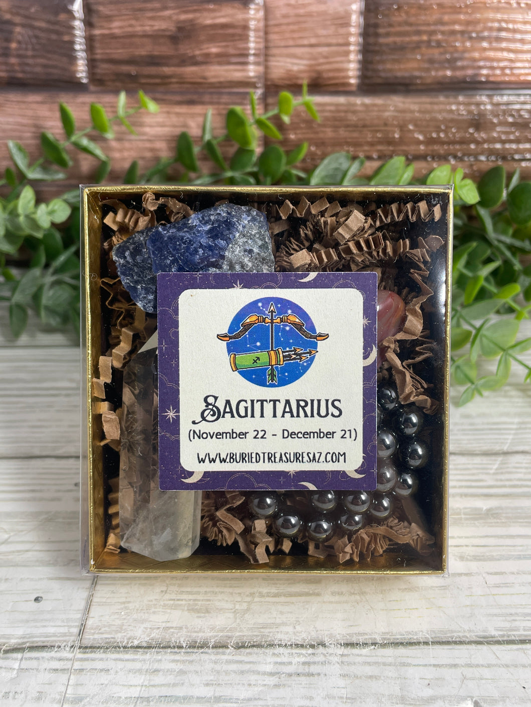 Sagittarius Zodiac Crystal Kit