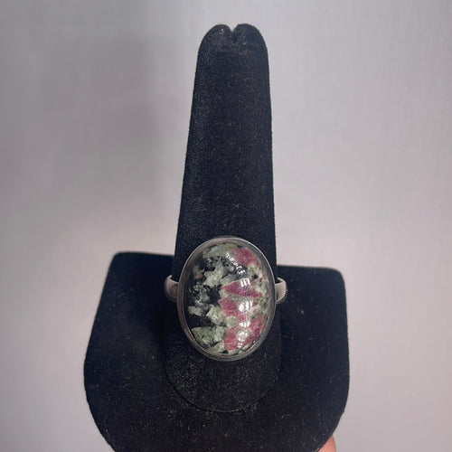 Eudialyte Size 12 Sterling Silver Ring