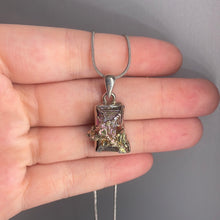 Load image into Gallery viewer, Bismuth Sterling Silver Pendant