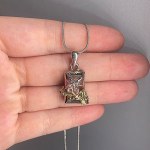 Bismuth Sterling Silver Pendant