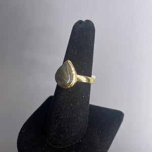Labradorite Size 7 14k Gold Ring