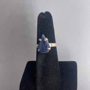 Sapphire Size 6 Sterling Silver Ring