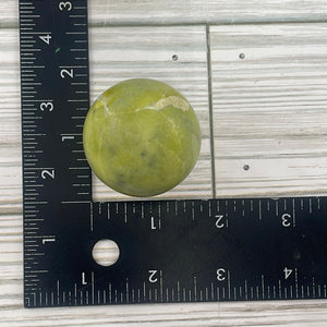 Lemon Serpentine Sphere Small