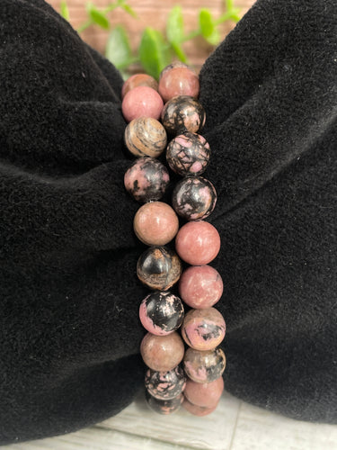 Rhodonite Crystal Bracelet