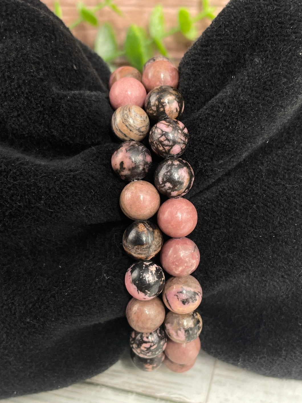 Rhodonite Crystal Bracelet