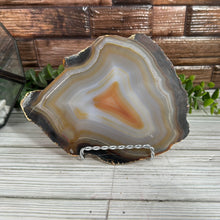 Load image into Gallery viewer, Orange Dyed Agate Slab
