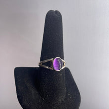 Load image into Gallery viewer, Amethyst Size 9 Sterling Silver Ring